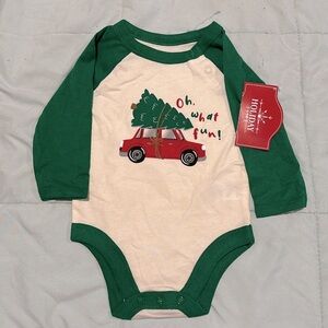 Holiday Time Baby and Toddler Long Sleeve Raglan
Christmas Bodysuit